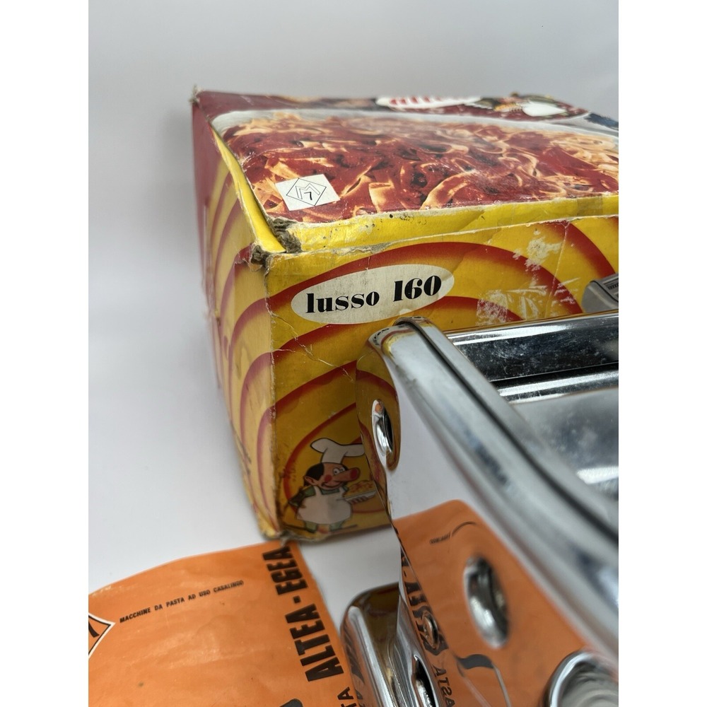 Altea Lusso 160 Homemade Pasta/Noodle Machine/Maker-La Nuova Altea-Made In Italy - Picture 6 of 16